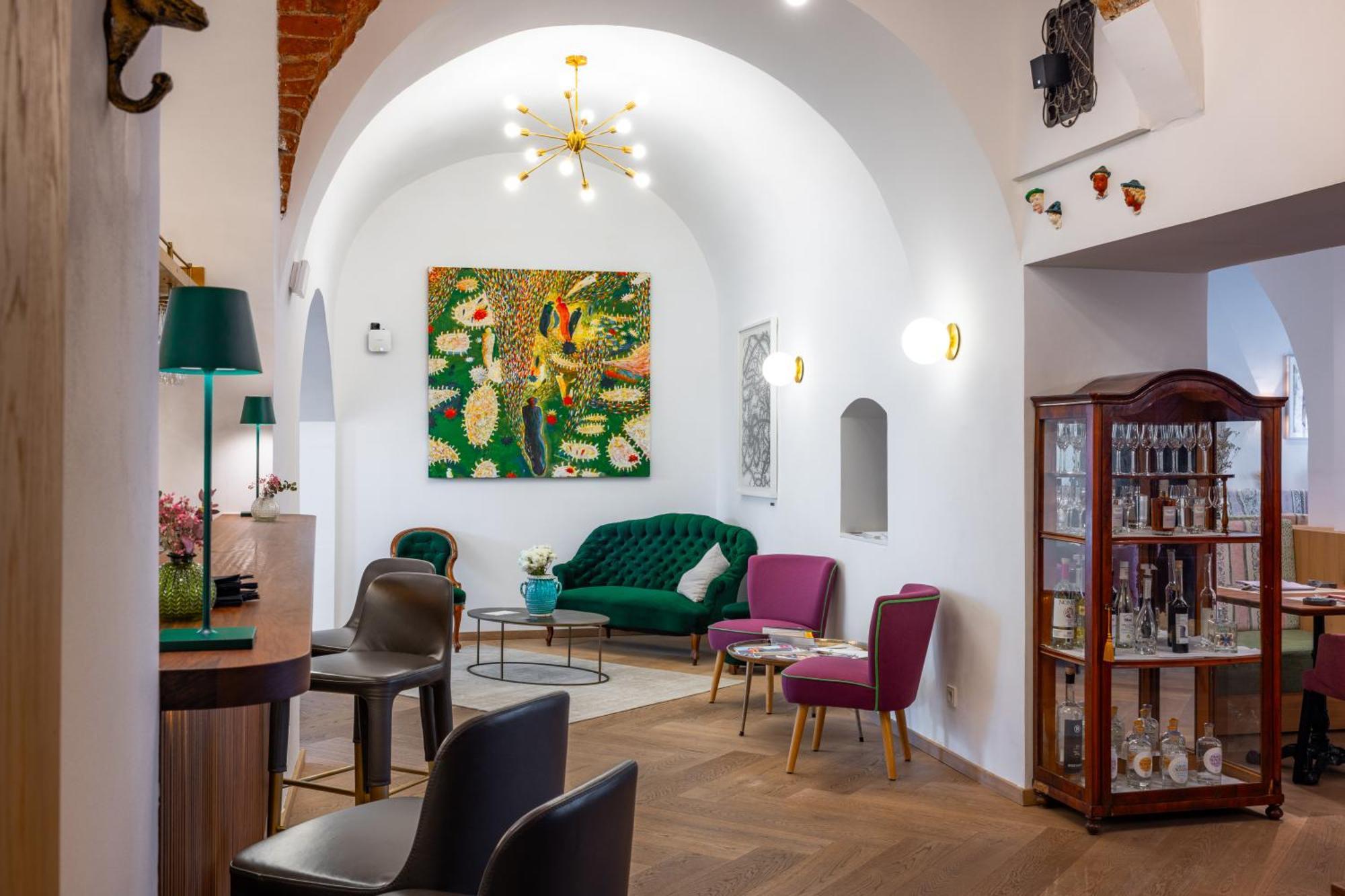 Boutiquehotel Zum Goldenen Hirschen Gmunden Exterior foto